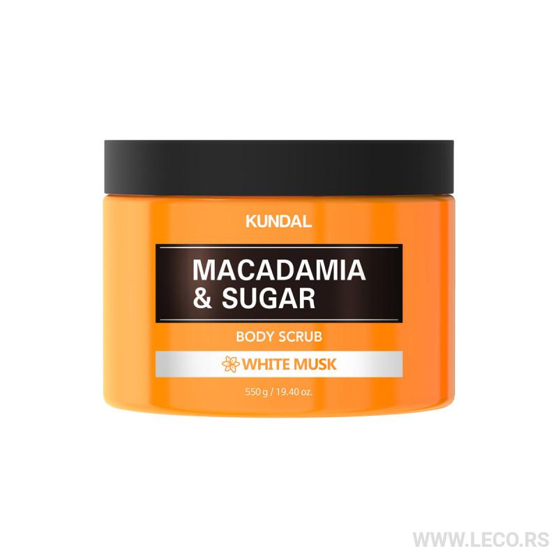 KUNDAL Macadamia & Sugar Body Scrub - Cherry Blossom