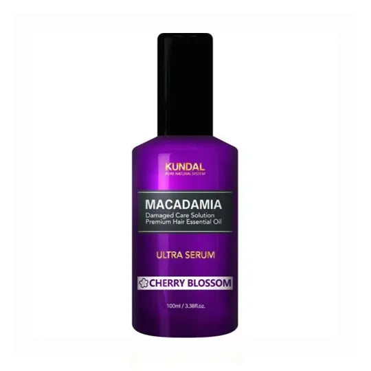 KUNDAL MACADAMIA DAMAGR CARE SOLUTION PREMIUM HAIR ESSENTIAL OIL ULTRA SERUMCHERRY BLOSOOM