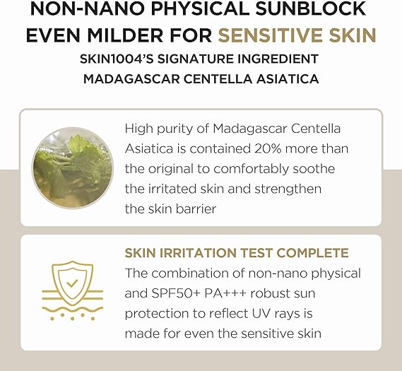 SKIN1004 CENTELLA SUNCREAM PLUS SPF50+ - ELI COSMETICS