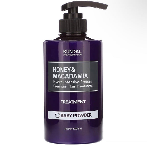 KUNDAL HONEY&MACADAMIA HYDRO-INTENSIVE PROTEIN PREMIUM HAIR TREATMENT-BABY POWDER