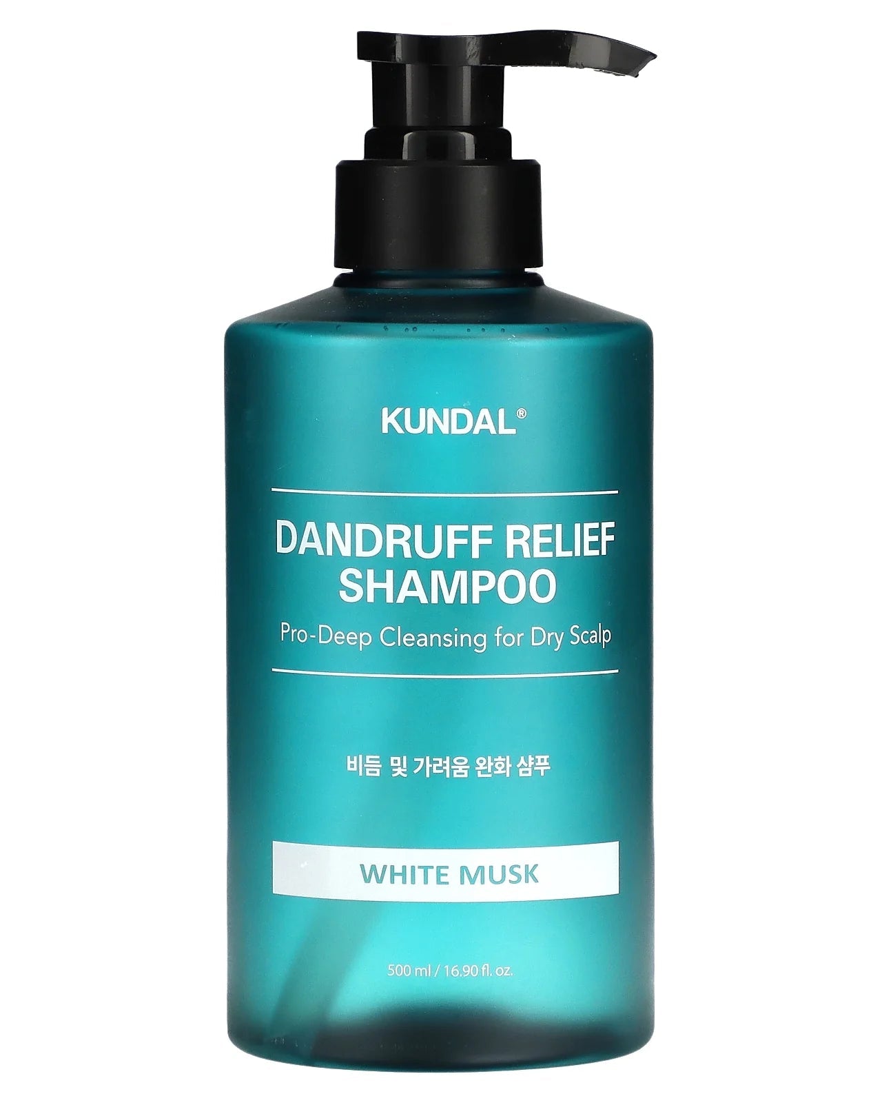 KUNDAL Dandruff Relief Shampoo Pro-Deep Cleansing for Dry Scalp - Apple Greentea