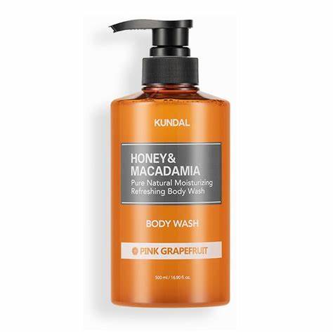 KUNDAL Honey & Macadamia Pure Natural Moisturizing Refreshing Body  Wash - Pink Grapefruit