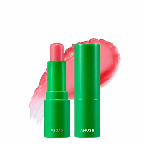 AMUSE Vegan Green Lip Balm 02 ROSE