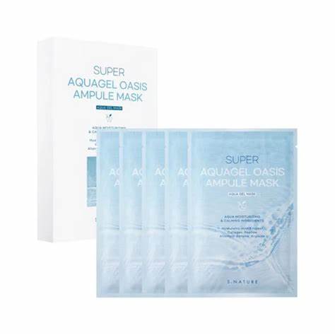 S.NATURE SPER AQUAGEL OASIS AMPULE MASK 5PCS