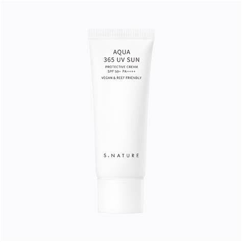 S.NATURE AQUA 365 UV SUN PROTECTIVE CREAM SPF 50+PA++++ 40ML