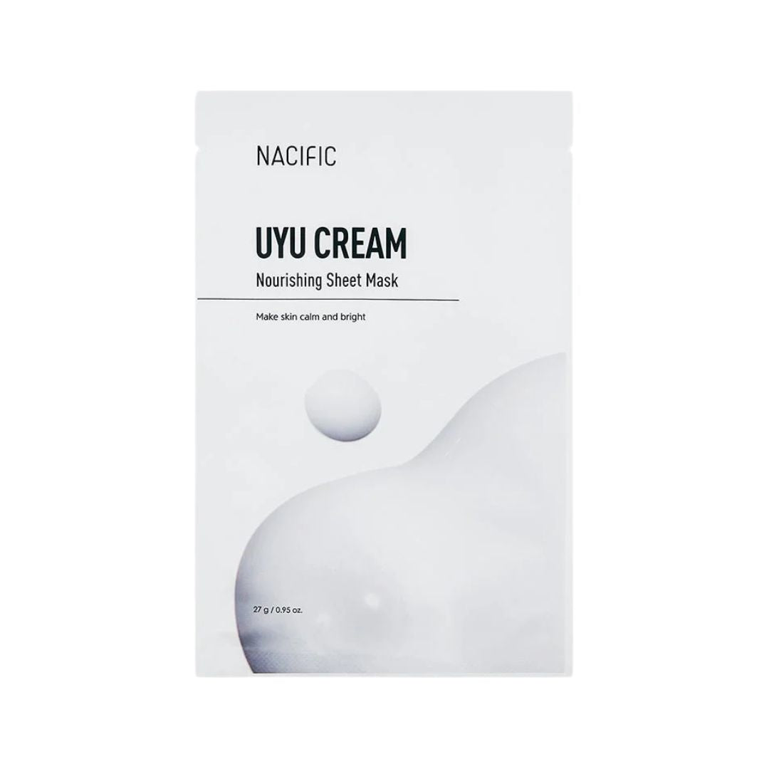 NACIFIC UYU CREAM NOURISHING SHEET MASK (10PZ)